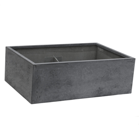 DONICA MROZOODPORNA Z WŁÓKNA SZKLANEGO 150X150X35CM CIEMNY BETON DONICA MROZOODPORNA Z WŁÓKNA SZKLANEGO 150X150X35CM CIEMNY BETON