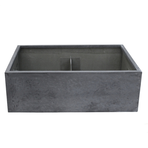 DONICA MROZOODPORNA Z WŁÓKNA SZKLANEGO 150X150X35CM CIEMNY BETON DONICA MROZOODPORNA Z WŁÓKNA SZKLANEGO 150X150X35CM CIEMNY BETON