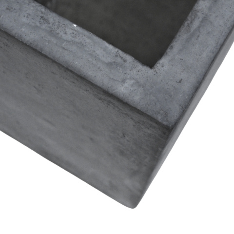 DONICA MROZOODPORNA Z WŁÓKNA SZKLANEGO 60X60X60 CM CIEMNY BETON DONICA MROZOODPORNA Z WŁÓKNA SZKLANEGO 60X60X60 CM CIEMNY BETON