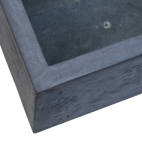 DONICA MROZOODPORNA Z WŁÓKNA SZKLANEGO CIEMNY BETON 120x80x40 cm DONICA MROZOODPORNA Z WŁÓKNA SZKLANEGO CIEMNY BETON 120x80x40 cm