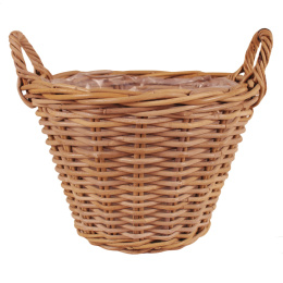 KOSZ RATTAN NATURAL 30x23 CM