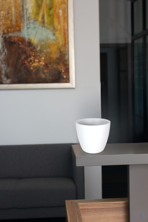 osłonka z ceramiki ceramiczna biała matowa dekoracja osłonka z ceramiki ceramiczna biała matowa dekoracja