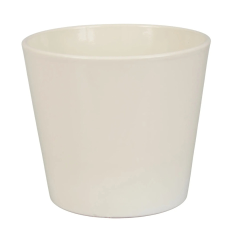 OSŁONKA CERAMICZNA DONICA BEZ OTWORU KREMOWA POŁYSK GŁADKA OSŁONKA CERAMICZNA DONICA BEZ OTWORU KREMOWA POŁYSK GŁADKA