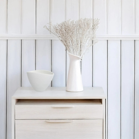 osłonka ceramiczna z ceramiki owalna biała mat dekoracja osłonka ceramiczna z ceramiki owalna biała mat dekoracja