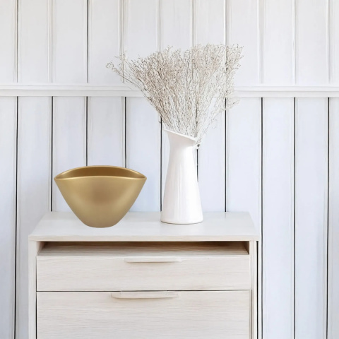 osłonka ceramiczna owalna złoty perłowy osłonka ceramiczna owalna złoty perłowy