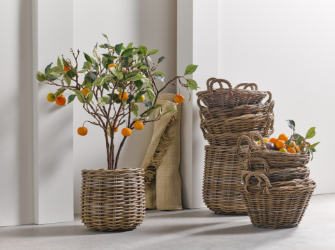 OSŁONKA RATTAN SZARA 50xH:50 CM OSŁONKA RATTAN SZARA 50xH:50 CM