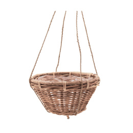 OSŁONKA WISZĄCA RATTAN SZARA 35XH:19 CM