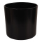 OSŁONKA CERAMICZNA CZARNA MAT GŁADKA H34 Ø35,8 cm