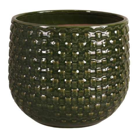 OSŁONKA CERAMICZNA SZKLIWIONA ZIELONA OSŁONKA CERAMICZNA SZKLIWIONA ZIELONA