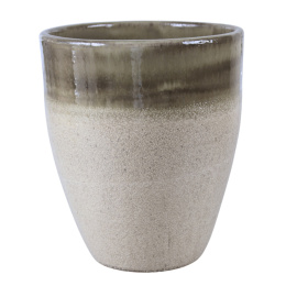 CERAMICZNA DONICA MROZOODPORNA SZKLIWIONAPISTACJA OGRODOWA