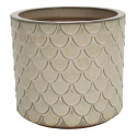 CERAMICZNA DONICA SZKLIWIONA BICOLOR MROZOODPORNA