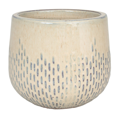 DONICA CERAMICZNA SZKLIWIONA KREMOWA DONICA CERAMICZNA SZKLIWIONA KREMOWA