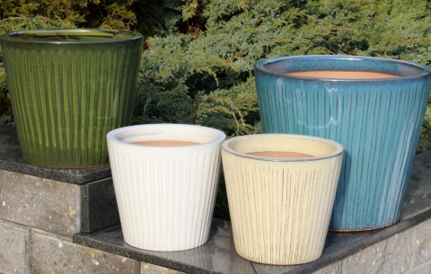 DONICA CERAMICZNA SZKLIWIONA MROZOODPORNA KREMOWA DONICA CERAMICZNA SZKLIWIONA MROZOODPORNA KREMOWA