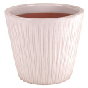 DONICA CERAMICZNA SZKLIWIONA MROZOODPORNA KREMOWA KOMPLET 3SZT