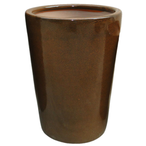 DONICA CERAMICZNA SZKLIWIONA MROZOODPORNA OGRODOWA BRĄZOWA DONICA CERAMICZNA SZKLIWIONA MROZOODPORNA OGRODOWA BRĄZOWA