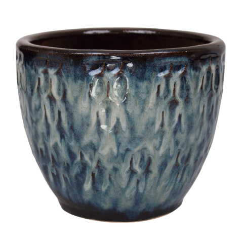DONICA CERAMICZNA SZKLIWIONA MROZOODPORNA OGRODOWA ZEWNĘTRZNA DEKORACJA NA TARAS DO OGRODU DONICA CERAMICZNA SZKLIWIONA MROZOODPORNA OGRODOWA ZEWNĘTRZNA DEKORACJA NA TARAS DO OGRODU