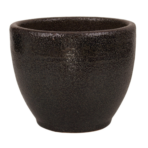 DONICA CERAMICZNA SZKLIWIONA MROZOODPORNA PLAIN CZARNA DONICA CERAMICZNA SZKLIWIONA MROZOODPORNA PLAIN CZARNA