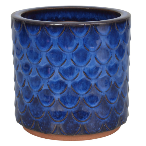 DONICA CERAMICZNA SZKLIWIONA NIEBIESKA MROZOODPORNA OGRODOWA DONICA CERAMICZNA SZKLIWIONA NIEBIESKA MROZOODPORNA OGRODOWA