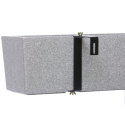 DONICA IQ HANG-UP CZARNA H:19,5x19x78cm + UCHWYT BALKONOWY