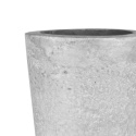 MROZOODPORNA DONICA Z WŁÓKNA SZKLANEGO JASNY BETON STOŻEK