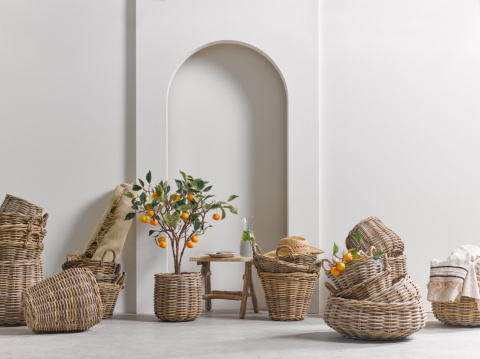 OSŁONKA RATTAN SZARA OSŁONKA RATTAN SZARA