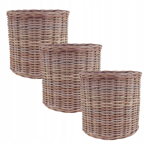 OSŁONKA RATTAN SZARA