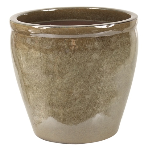 CERAMICZNA DONICA MROZOODPORNA SZKLIWIONA BRĄZOWA OGRODOWA CERAMICZNA DONICA MROZOODPORNA SZKLIWIONA BRĄZOWA OGRODOWA