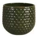 DONICA CERAMICZNA SZKLIWIONA BIAŁA KOMPLET 4SZT OGRODOWA MROZOODPORNA