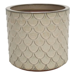 CERAMICZNA DONICA SZKLIWIONA BICOLOR MROZOODPORNA