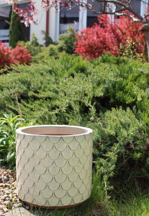 CERAMICZNA DONICA SZKLIWIONA BICOLOR MROZOODPORNA CERAMICZNA DONICA SZKLIWIONA BICOLOR MROZOODPORNA