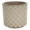 CERAMICZNA DONICA SZKLIWIONA BICOLOR MROZOODPORNA