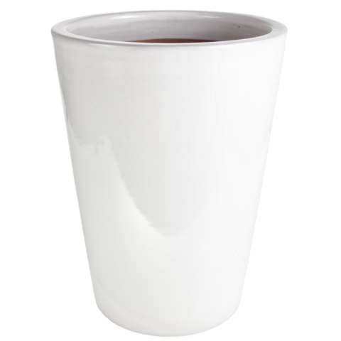 DONICA CERAMICZNA SZKLIWIONA MROZOODPORNA OGRODOWA BIAŁA DONICA CERAMICZNA SZKLIWIONA MROZOODPORNA OGRODOWA BIAŁA