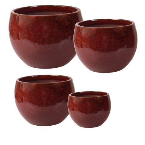 DONICA CERAMICZNA SZKLIWIONA MROZOODPORNA OGRODOWA CZERWONA DONICA CERAMICZNA SZKLIWIONA MROZOODPORNA OGRODOWA CZERWONA