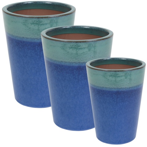 DONICA CERAMICZNA SZKLIWIONA MROZOODPORNA OGRODOWA BICOLOR DONICA CERAMICZNA SZKLIWIONA MROZOODPORNA OGRODOWA BICOLOR