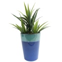 DONICA CERAMICZNA SZKLIWIONA MROZOODPORNA OGRODOWA BICOLOR KOMPLET 3SZT