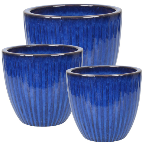 DONICA CERAMICZNA SZKLIWIONA MROZOODPORNA OGRODOWA NIEBIESKA DONICA CERAMICZNA SZKLIWIONA MROZOODPORNA OGRODOWA NIEBIESKA
