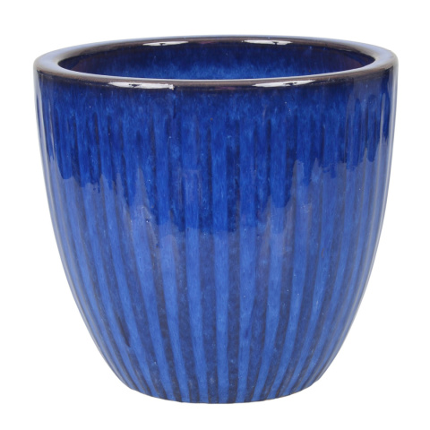 DONICA CERAMICZNA SZKLIWIONA MROZOODPORNA OGRODOWA NIEBIESKA DONICA CERAMICZNA SZKLIWIONA MROZOODPORNA OGRODOWA NIEBIESKA