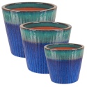 DONICA CERAMICZNA SZKLIWIONA MROZOODPORNA BICOLOR