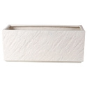 DONICA MROZOODPORNA BIAŁA 40x15x16cm OGRODOWA DONICA MROZOODPORNA BIAŁA 40x15x16cm OGRODOWA