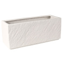 DONICA MROZOODPORNA BIAŁA 40x15x16cm OGRODOWA DONICA MROZOODPORNA BIAŁA 40x15x16cm OGRODOWA