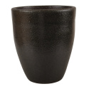 DONICA MROZOODPORNA CERAMICZNA SZKLIWIONA CZARNA OGRODOWA