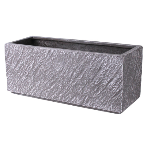 DONICA MROZOODPORNA GRAFITOWA OGRODOWA ZEWNĘTRZNA40x15x16cm DONICA MROZOODPORNA GRAFITOWA OGRODOWA ZEWNĘTRZNA40x15x16cm