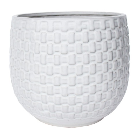 DONICA CERAMICZNA SZKLIWIONA BIAŁA KOMPLET 4SZT OGRODOWA MROZOODPORNA DONICA CERAMICZNA SZKLIWIONA BIAŁA KOMPLET 4SZT OGRODOWA MROZOODPORNA