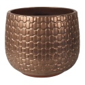 OSŁONKA CERAMICZNA SZKLIWIONA ZŁOTA KOMPLET 3SZT DEKORACJA DO DOMU