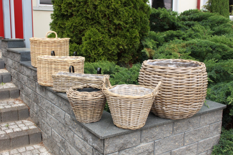 OSŁONKA RATTANOWA BALKONOWA DONICA Z RATTANU NATURALNA DEKORACJA TARAS OGRÓD WYSTRÓJ WNĘTRZ OSŁONKA RATTANOWA BALKONOWA DONICA Z RATTANU NATURALNA DEKORACJA TARAS OGRÓD WYSTRÓJ WNĘTRZ
