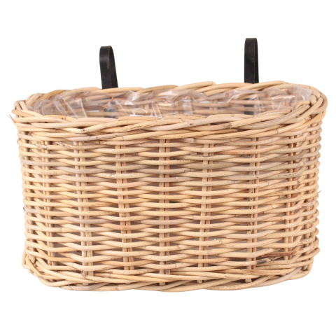 OSŁONKA RATTANOWA BALKONOWA DONICA Z RATTANU NATURALNA KOMPLET 2SZT OSŁONKA RATTANOWA BALKONOWA DONICA Z RATTANU NATURALNA KOMPLET 2SZT