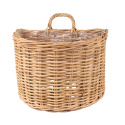 OSŁONKA RATTANOWA DONICA Z RATTANU NATURALNA HAMPER KOMPLET 2SZT