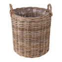 OSŁONKA RATTANOWA DONICA KOSZYK Z RATTANU NATURALNA