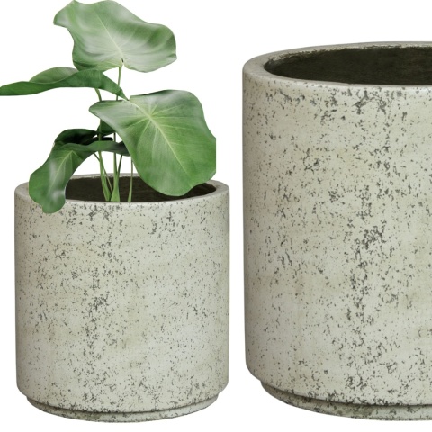 DONICA BETONOWA 52x48cm MROZOODPORNA BIAŁA LEKKI CEMENT