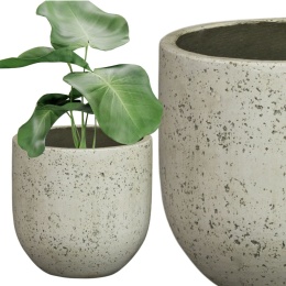 DONICA BETONOWA 52x48cm MROZOODPORNA BIAŁA LEKKI CEMENT